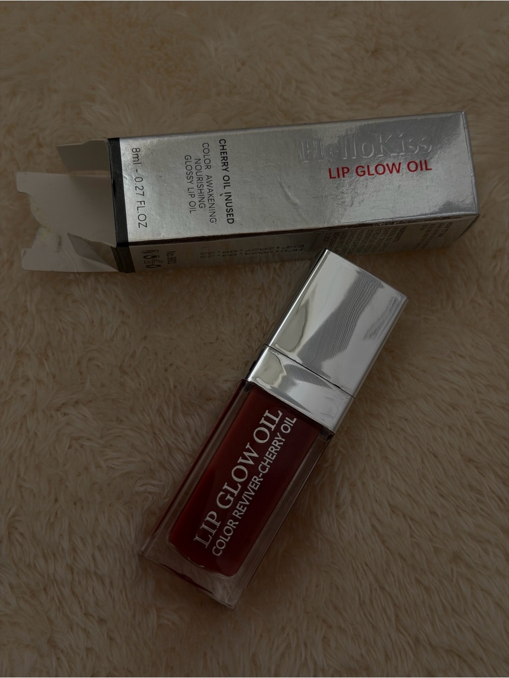 Lip Glow Oil - Cherry Oil Color Reviver (Red)
